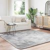 vidaXL Teppich Shaggy Hochflor NAVARRA Hellgrau 200x200 cm Polyester 4102882 Bild 3