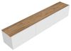 Stylish TV Stand, 150 cm Wide, White & Atlantic Pine | 100% Melamine Coated Chipboard, 30 cm Height, 32 cm Depth | Modern Design for Living Room & Entertainment Spaces Bild 4
