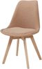 Esszimmerstuhl Fläten 6er Set Bouclé Taupe [en. casa] Bild 3