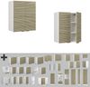 Hängeschrank Fame-Line Eiche Paneel 60 cm Vicco Bild 5