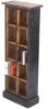 DESIGN DELIGHTS Regal RUSTIKALES CD & BÜCHERREGAL NATURE, 94x36cm(HxB) Holzregal 10 Fächer Bild 3