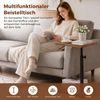 AKKEE Beistelltisch Sofa Klein Beistelltisch, für Schlafsofa und Badewanne, Sofatisch Bild 2