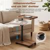 AKKEE Beistelltisch Sofa Klein Beistelltisch, für Schlafsofa und Badewanne, Sofatisch Bild 3