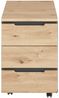Rollcontainer Melanie / Memphis, Holzwerkstoff, Anthrazit, Holzfarben, 45 x 66 x 55 cm Bild 2