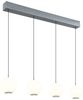 LED Pendelleuchte, Glas, Kugeln, grau, CCT, H 150 cm Bild 4
