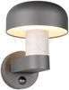 Außenwandleuchte FRASER Betonoptik mit Bewegungsmelder, H: 24cm Bild 2