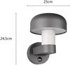 Außenwandleuchte FRASER Betonoptik mit Bewegungsmelder, H: 24cm Bild 4