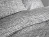 Zo! Home Flanell Bettwäsche 155x220 Flanella di Lino Dark Grey uni Melange grau Bild 4