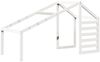 vidaXL Dach für Kinderbett Weiß 198x87x113 cm Massivholz Kiefer 846874 Bild 2