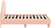 vidaXL Kinderbettgestell mit Kopfteil Rosa 70 x 140 cm Schafstoff 42011025 Bild 5