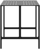 vidaXL Bartisch Schwarz 100x100x110 cm Pulverbeschichteter Stahl 4009269 Bild 5