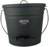 Ascheeimer oval L 33,5cm B 23,5cm schwarz Bild 1