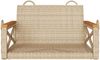 vidaXL Hängesessel Beige 63x62x40 cm Poly Rattan 368172 Bild 4