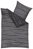 Kaeppel Wendebettwäsche Motion, Mako-Satin, 3 teilig, Mit feinen Wellenlinien Bild 4