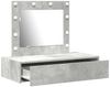 vidaXL Schminktisch mit Schubladen Grau 83 x 40 x 70 cm Holzwerkstoff 865229 Bild 4