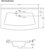 Waschbeckenunterschrank inkl. Waschbecken Rima weiß Anthrazit Hochglanz 82 cm Bild 5