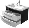 Waschbeckenunterschrank inkl. Waschbecken Rima weiß Anthrazit Hochglanz 82 cm Bild 4