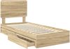 vidaXL Aufbewahrungsbett Sonoma-Eiche 75 x 190 cm Holzwerkstoff 3412737 Bild 5