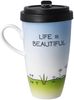 Goebel Mug To Go Der Kleine Yogi - Life is Beautiful, Trinkbecher, Kaffeebecher, Fine Bone China, Bunt, 54102291 Bild 4