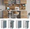 Unterschrank R-Line Blau-Grau 40 cm mit Schublade, mit Arbeitsplatte Vicco Bild 2