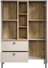 Places of Style Highboard San Pedro (1 St), Highboard, 2 Türen, 2 Schubkasten & Soft-Close - (B/T/H) 93/42/140 cm Bild 3