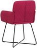 vidaXL Esszimmerstühle 2 pcs Samt (V) Weinrot 59 x 56,5 x 86 cm 42034297 Bild 5
