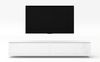 AX LIVING Lowboard weiß Loriano 2x100 TV Schrank weiß Matt/Hochglanz Bild 2