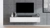 AX LIVING Lowboard weiß Loriano 2x100 TV Schrank weiß Matt/Hochglanz Bild 4