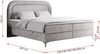 Boxspringbett, Schlafzimmerbett, Bettkasten - EIRA -160 x 200 cm - Hellgrau Velvet - H4 Bild 5