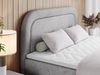 Boxspringbett, Schlafzimmerbett, Bettkasten - EIRA -160 x 200 cm - Hellgrau Velvet - H4 Bild 3