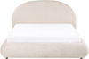 Bett mit Stauraum GRASSE Stoff Hellbeige 160 x 200 cm Bild 4