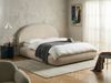 Bett mit Stauraum GRASSE Stoff Hellbeige 160 x 200 cm Bild 3