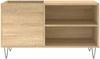 vidaXL Plattenschrank Sonoma-Eiche 85x38x48 cm Holzwerkstoff 831703 Bild 4