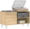 vidaXL Plattenschrank Sonoma-Eiche 85x38x48 cm Holzwerkstoff 831703 Bild 3