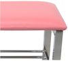 Schuhregal, Sitzbank groß "Luisa" chrom / rosa Bild 3
