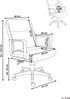 Bürostuhl BYRON Stoff Beige Bild 2