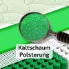 Matratzen Perfekt Taschenfederkernmatratze MÜNCHEN, 23cm hoch, 1000 Federn, 180x200 cm, H4 Bild 4