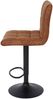 Barhocker HWC-B13, Barstuhl Tresenhocker, Wildlederimitat MVG-zertifiziert ~ vintage hellbraun Bild 5