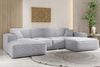 Kaiser Möbel Ecksofa Ecksofa, Eckcouch U form, SIENA stoff Poso Bild 5