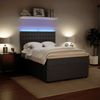 vidaXL Boxspringbett mit Matratze Dunkelgrau 140x190 cm Samt 3294647 Bild 5