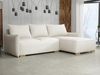 Ecksofa Fernik L mit Schlaffunktion und Bettkasten, schmale Armlehne (Farbe: Soul 01) Bild 2