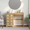 vidaXL Schminktisch Corona 104x47x75 cm Massivholz Kiefer 4005684 Bild 3