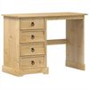 vidaXL Schminktisch Corona 104x47x75 cm Massivholz Kiefer 4005684 Bild 2