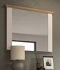 Garderobenspiegel Mirano in weiß Lärche Landhaus 82 cm Bild 5