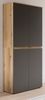 Mehrzweckschrank Assino in grau und Eiche 70 x 175 cm Bild 4