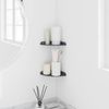 vidaXL Schwebendes Regal mit Regal 2 pcs Anthrazit 15 x 15 x 2 cm 8004078 Bild 4