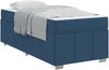 vidaXL Bettrahmen mit Matratze Blau 100 x 200 cm Stoff 3398271 Bild 2
