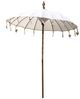 Oriental Galerie Sonnenschirm Balkon Bali-Sonnenschirm 130 cm Ø Creme Weiß Bild 5