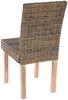 6er-Set Esszimmerstuhl 'Littau' Korbstuhl Kubu-Rattan Bild 2