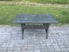 Fimous Polyrattan Gartenmöbel Set Terrassen Rattan Rechteckiger Esstisch Lounge Sofa mit Großer Fußhocker Beistelltisch 7 Sitzer Dunkelgrau gemischt Bild 4